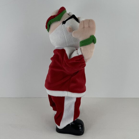 Tekky Toy Dance Now Santa Hip Swinging Santa Claus Singing Dancing Plush Toy 15" - Picture 6 of 15
